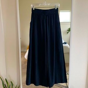 T by Alexander Wang, Black Silk Pants, Size 2